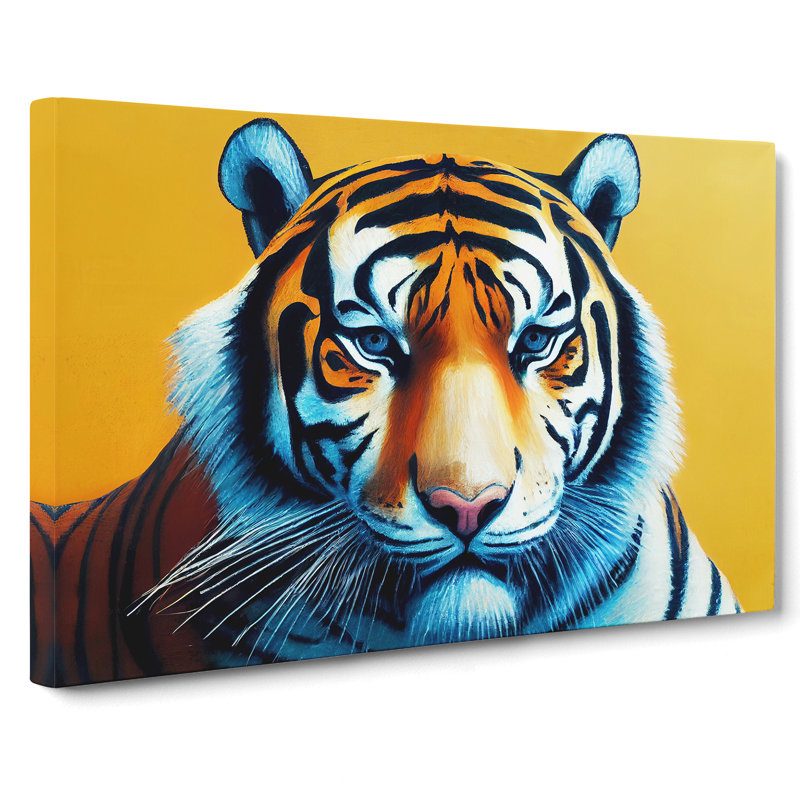 Tiger Portrait Vol.1 - Wrapped Canvas, 35cm H x 50cm W x 3cm D