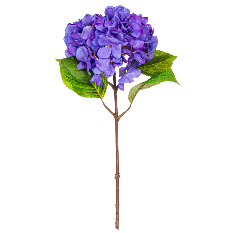 20" Hydrangea Stem. Each bag contains two sprays., Light Purple