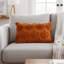 Soft Plush Pumpkin Pattern Throw Pillow