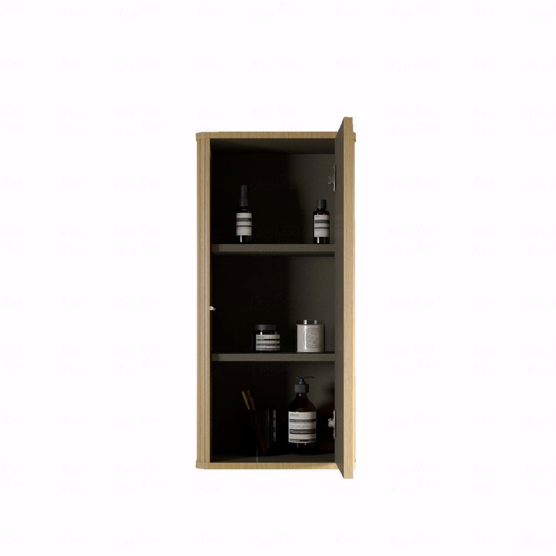 Bathroom Floating Side Cabinet, Wall-Mounted Storage Cabinet, Brown