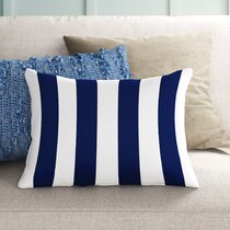 Enipate Inserts Included Outdoor Throw Pillows, Pack of 2 Striped