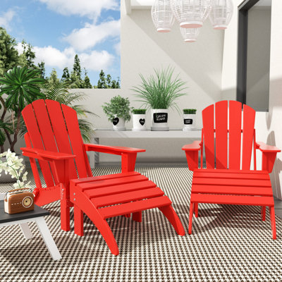 Vinnie Foldable Outdoor Adirondack Chair