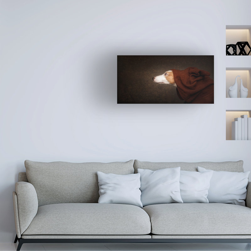 Heike Willers Into The Dark Canvas Art, 12" H x 24" W