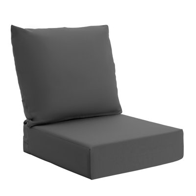 Patio Furniture Cushions With Handle And Ties, Waterproof, Fade-Resistant Outdoor Couch Cushion, Chair Pads For Dining Chairs