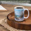 Verre marin 15 oz Tasse décorative en céramique