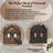 Resin Rustic Double Toggle Switch Cover Cozy Cabin with Bear Design