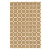 Art Jute / Sisal Geometric Area Rug in Brown/Orange