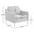 Daylen Mid-Century Tufted Upholstered Accent Armchair with Solid Wood Legs-120197725