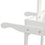 Support pour plante à charrette en bois Quenby - 33,75 po x 21,75 po x 49,25 po - blanc-1753941124