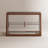 Farmhouse Solid Wood Bakery Organizer 2-Tier Storage Case with Extra Open Top Space-487816067