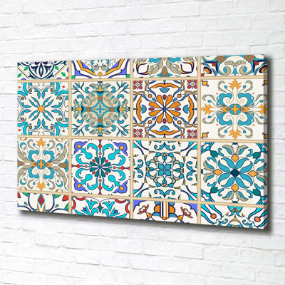 Ceramic Tiles - Wrapped Canvas Print