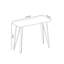 Grey Ceramic Console Table
