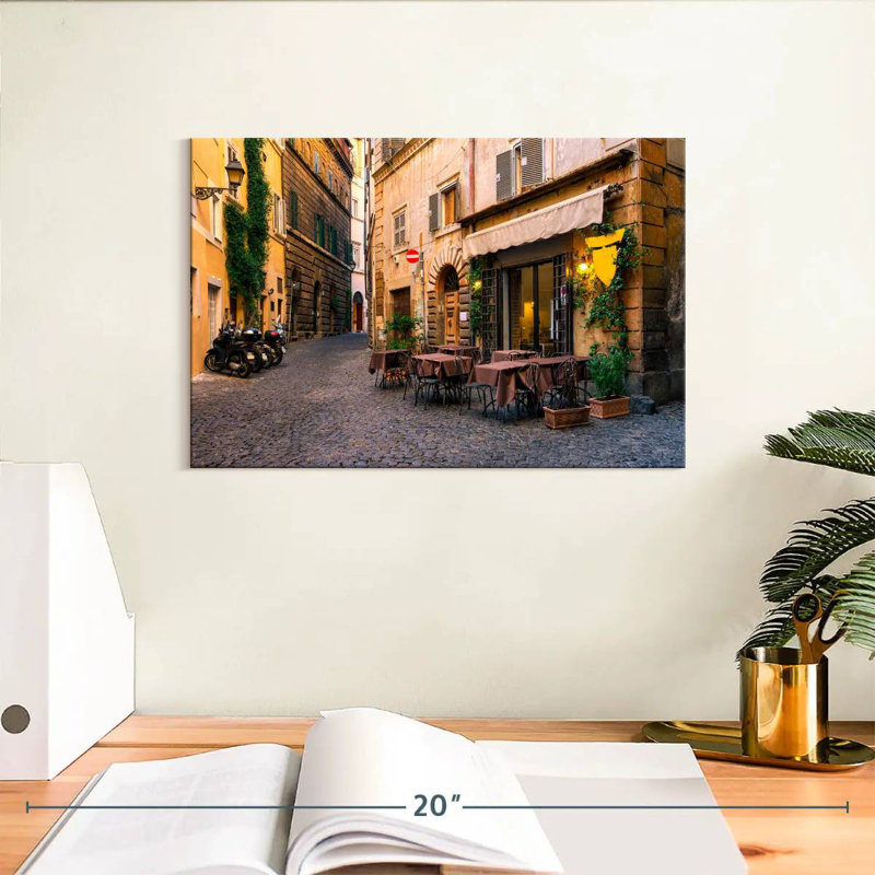Sirci, rue historique de Rome, H 8 po x l 12 po