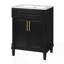Meuble-lavabo 24 po avec lavabo en céramique intégré
