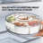 Fruit Tray Rotating Snackle Box Container With Lid  For Picnic