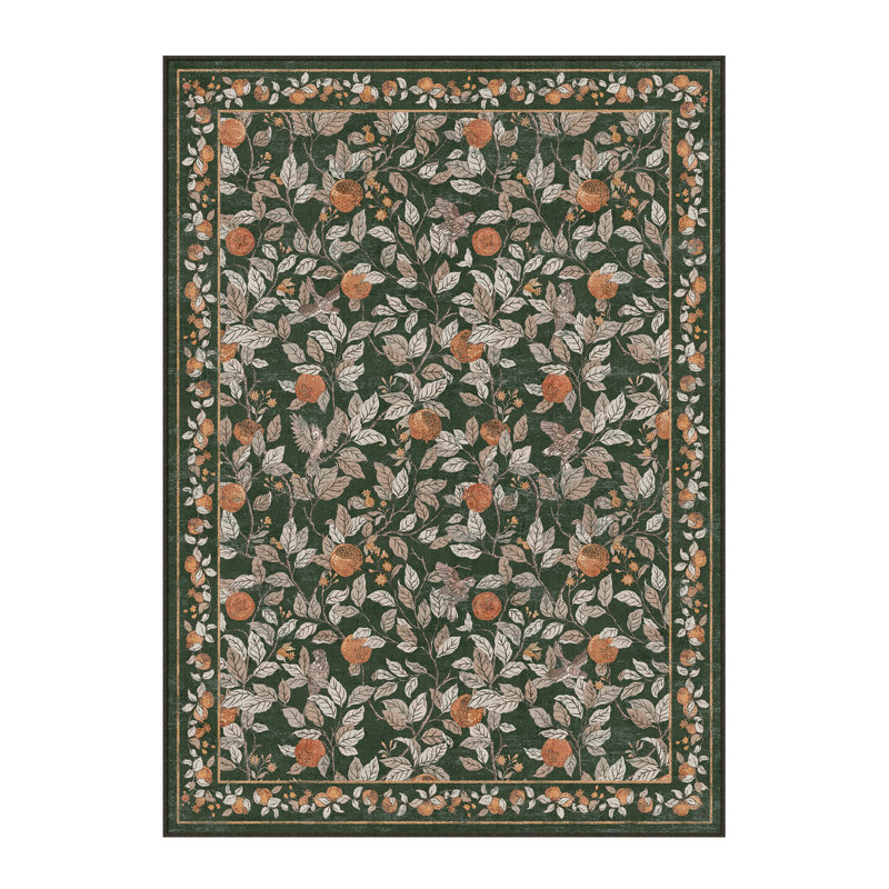 Tapis gris foncé Aurelle, Rectangle 5 pi x 7 pi