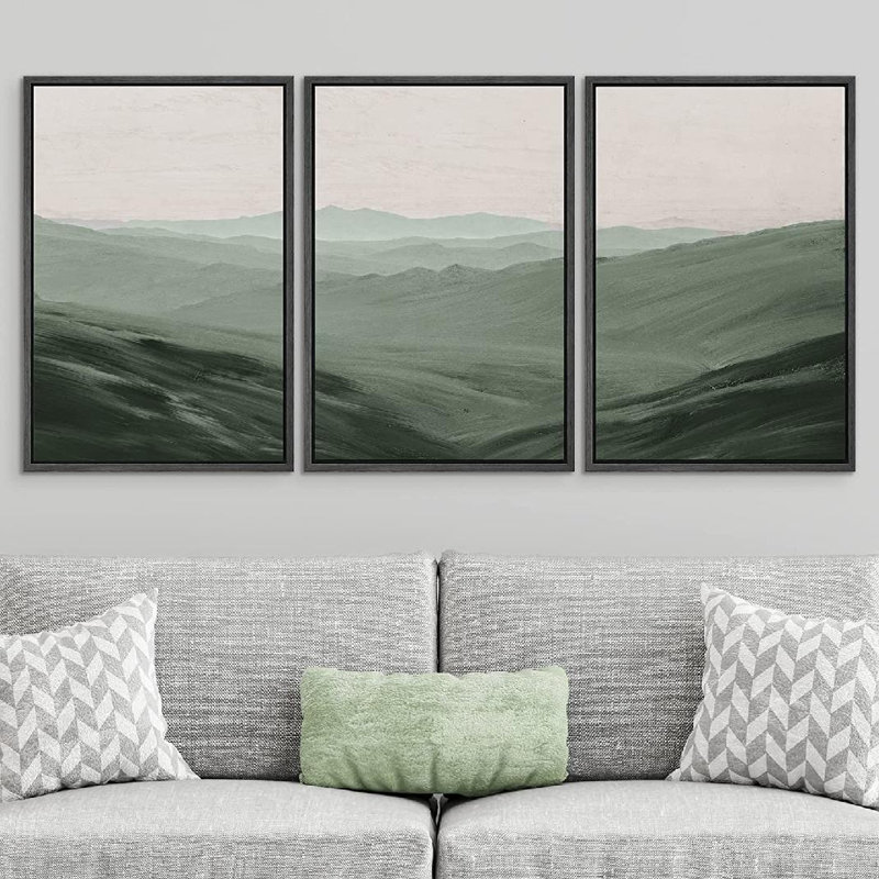 Wall Decor on Canvas, Black