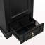 Meuble-lavabo de 20 po avec lavabo en céramique, porte à fermeture en douceur, tablette ajustable en forme de U, tiroir de compartiment et support de porte, style moderne, conception peu encombrante-54063643
