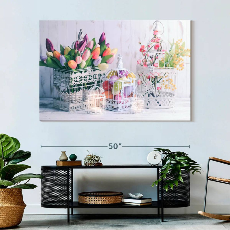 Easter Decor, 34" H x 51" W