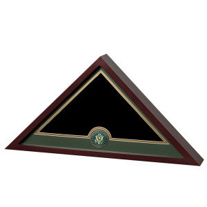 13" H x 26" W x 3.5" D Flag Display Case