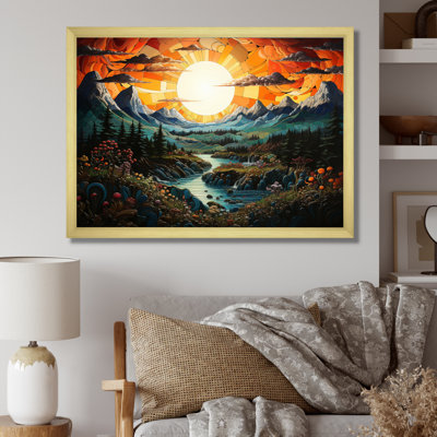 Azzo Asian Art Mandala Sky II, reproduction d'art sur toile