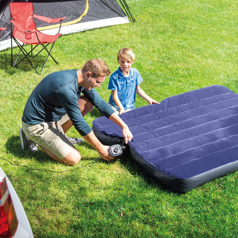 Intex Quick-Fill DC Electric Air Pump - 23.0 CFM, Black/Red