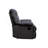 Black Recliner With Pillow Top Arm-284887282