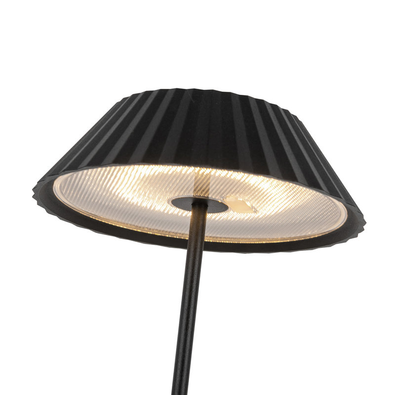 Pela LED Standard Table Lamp, Black