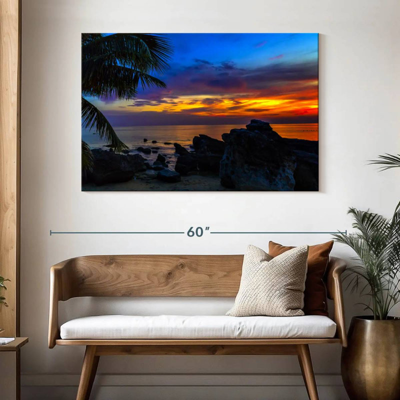 Gillard Caraïbes Gillard Sunset, H 32 po x l 48 po