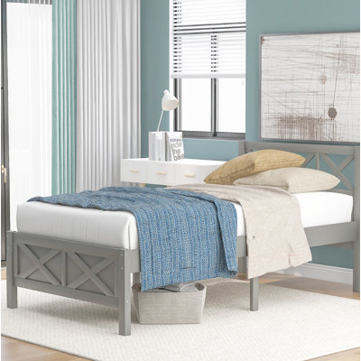 Brint Solid Wood Open-Frame Bed