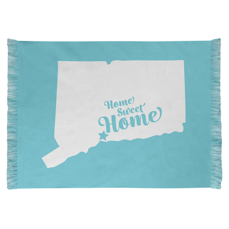 Tapis bleu de new refuge home