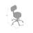 Fea Rolling Medical Drafting Swivel Stool, Round  Padded Seat, Low Back-117561263