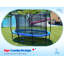 Trampoline de jardin robuste pour enfants et adultes Maxlead capacité 1200LBS 8X13FT avec enceinte de sécurité, cadre en acier épaissi de 1,6 mm et pieds renforcés, trampoline de gymnastique en plein air