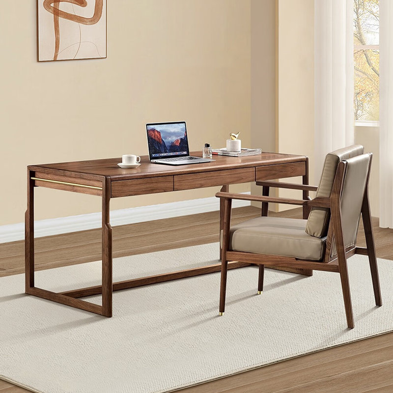 Nouveau bureau en bois massif de style chinois