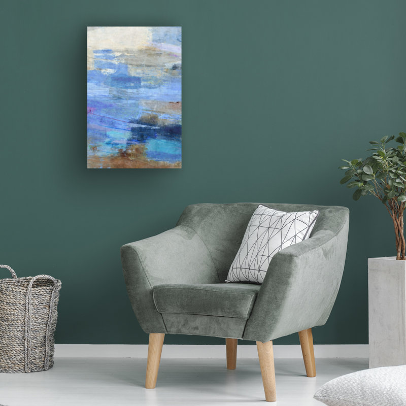 Art sur toile «bolus Suzanne Nicoll Blue Wave 2», H 19 po x l 12 po