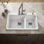 Riverby 33 In. Top-Mount Double-Bowl Kitchen Sink-1017940972-1035019176-1017940971