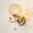 1-Light Crystal Global Armed Sconce-1338731624