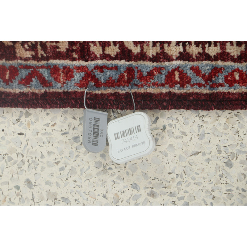 Aryana Hand-Woven High-Quality Red/Beige/Blue Area Rug