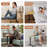 Sofa Armrest Tray Table, 360° Swivel TV Trays, Height Adjustable Side Table For Bed Or Chair With Phone And Tablet Slots