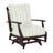 Croquet Aluminum Spring Lounge - Mahogany-93646216-70085676-63331000