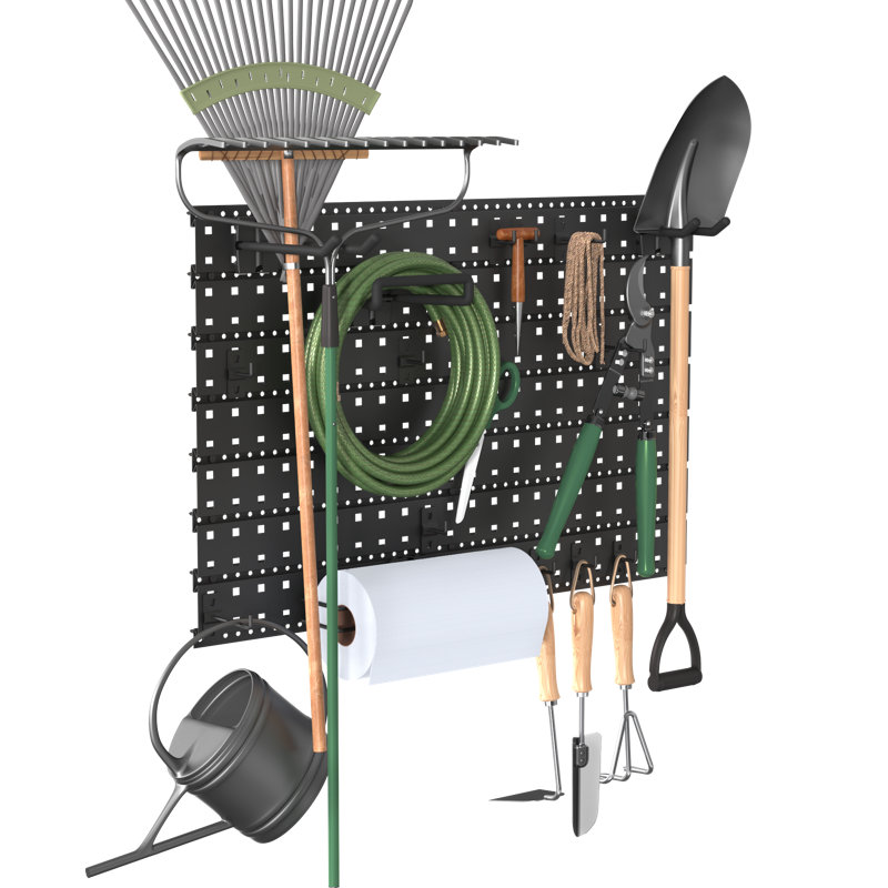 ProGarage Tool Organizer Slatwall Hang Track Kit, 21.56"H x 33"W