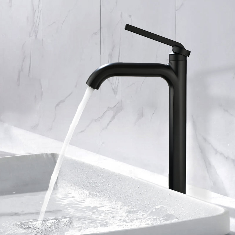 Single-handle Bathroom Faucet, Matte Black