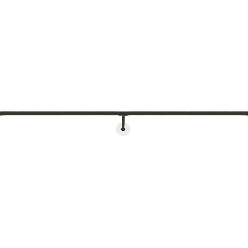 Plural Faceted Picture Light, Bronze, 0.7" H x 30" W x 8.9" D, 20.8