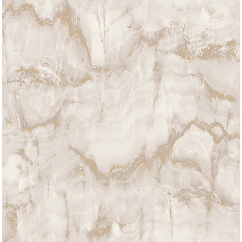 Callum 10.05m x 55cm Semi-Gloss Wallpaper Roll, Brown