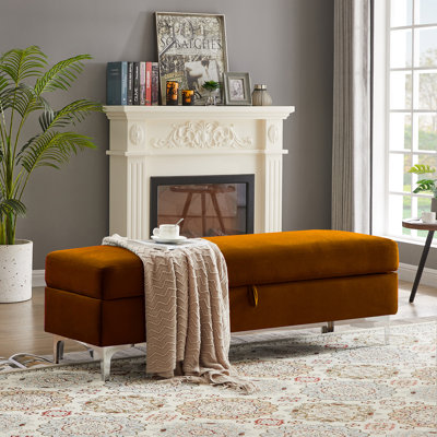 Chyana Velvet Ottoman
