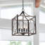 Lustre carré à 4 lumières Ifill