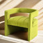 Fauteuil d'appoint incurvé de luxe avec revêtement en velours pour un style sans assemblage, ergonomique et élégant