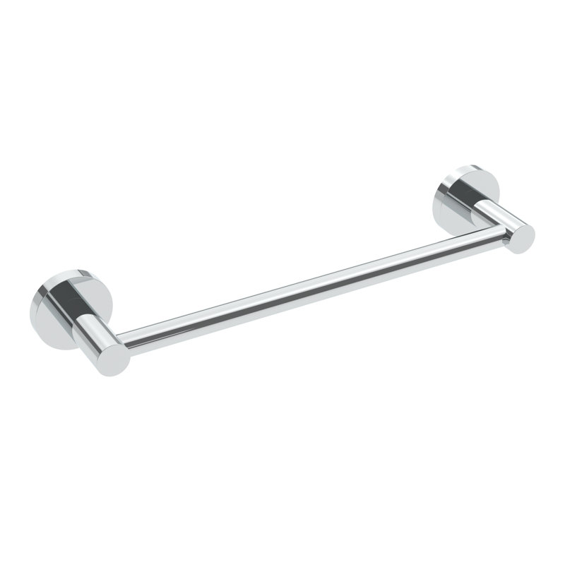 Lava Wall-Mounted 30" Towel Bar - Chrome, Premium Brass Construction, Installation Hardware Included, Chrome