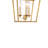 3 - Light Lantern Geometric Chandelier-1653613899