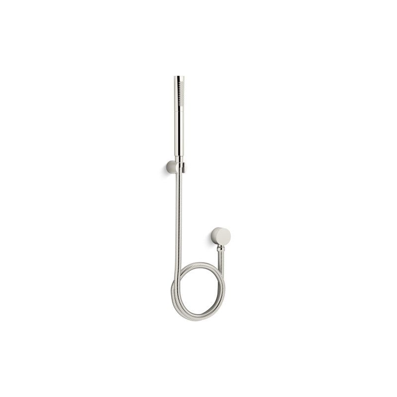 Wand Dual-Function Handshower with Hose, Nickel Silver